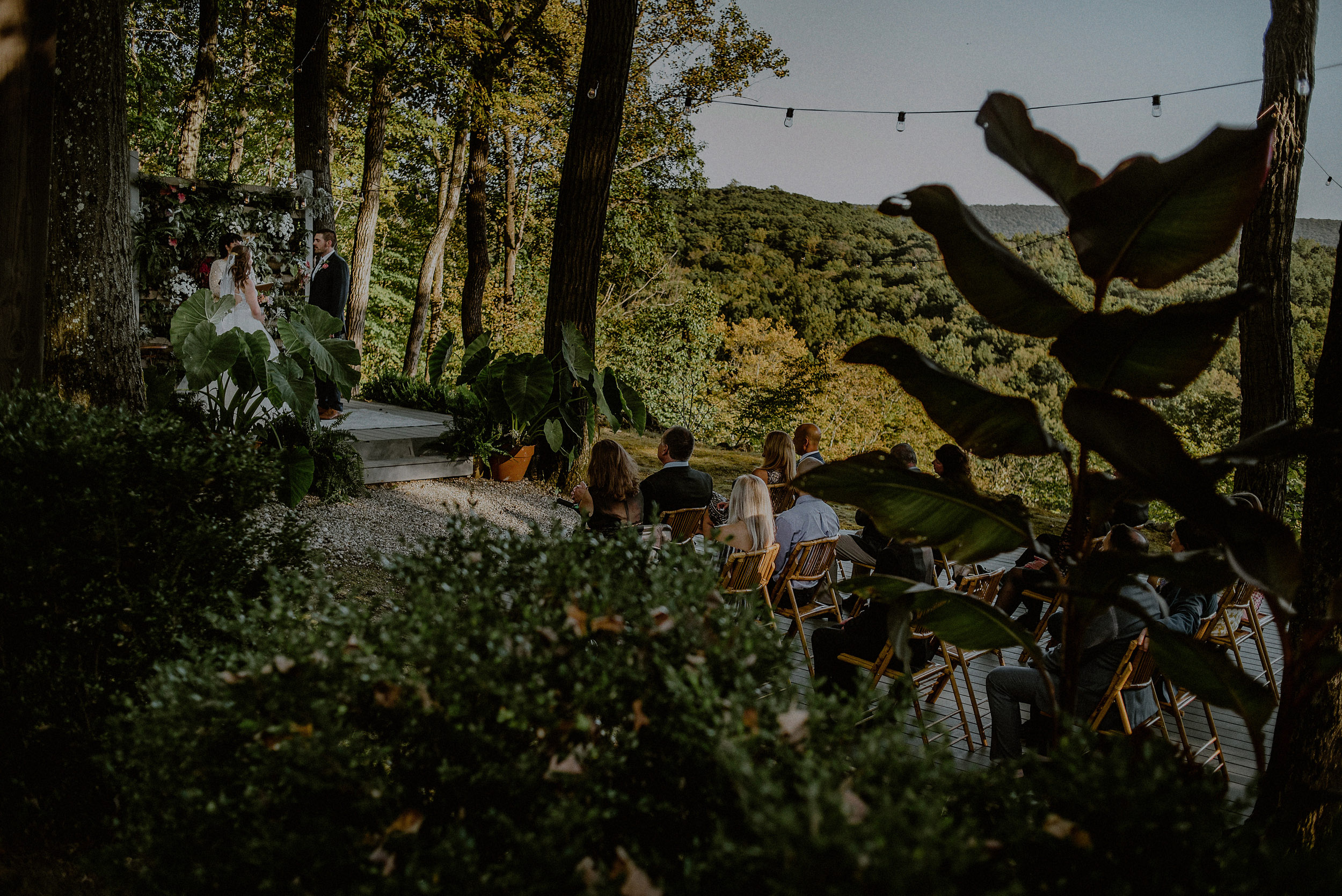 micro wedding ceremony in poconos