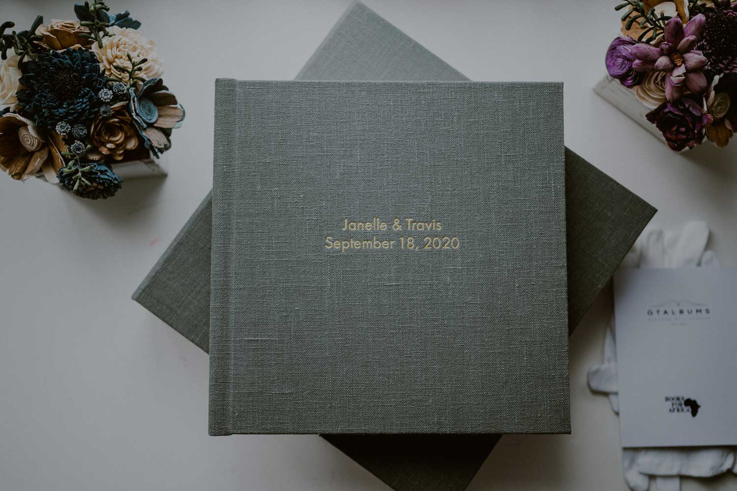 unique wedding album