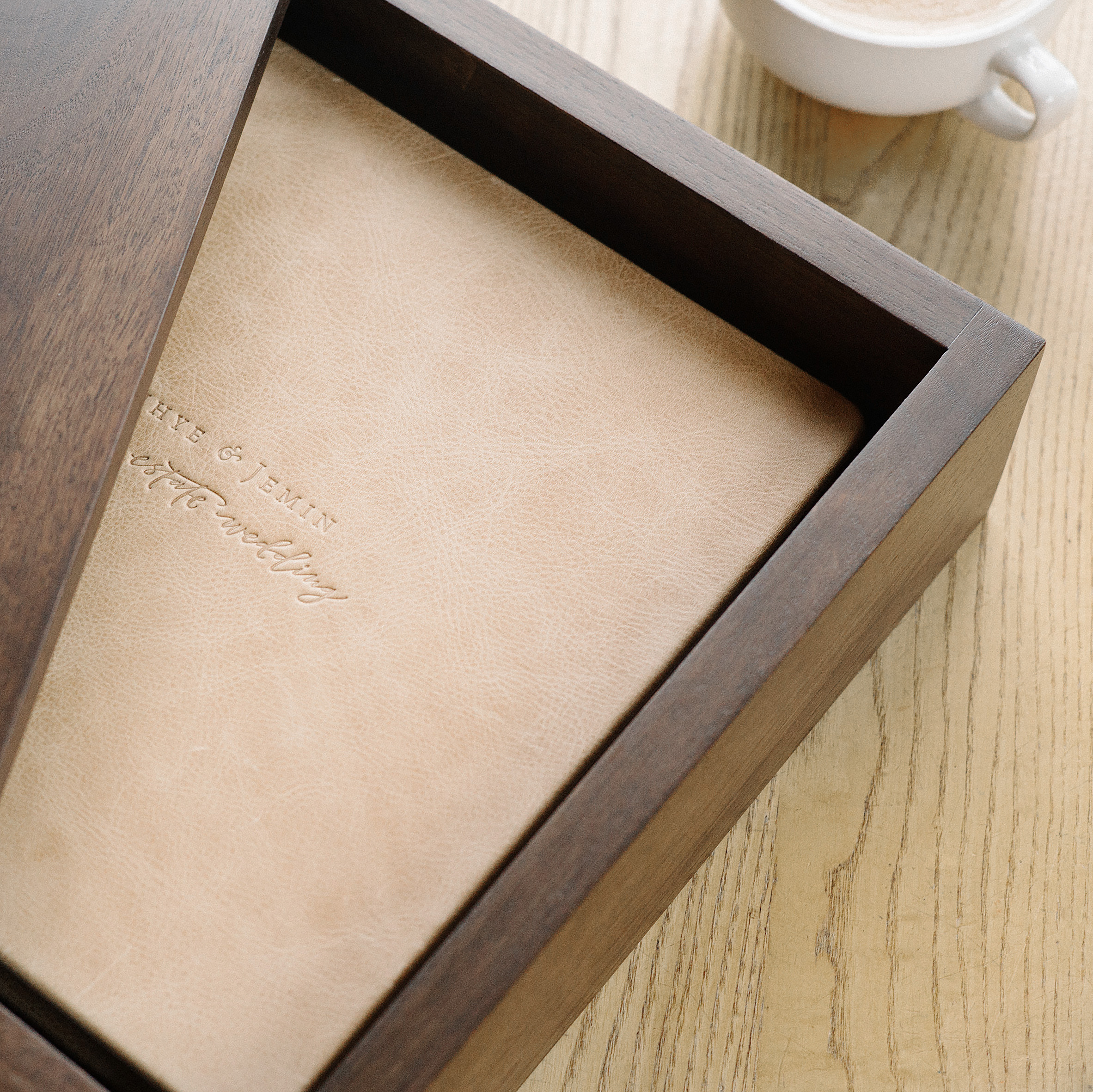 wooden album box