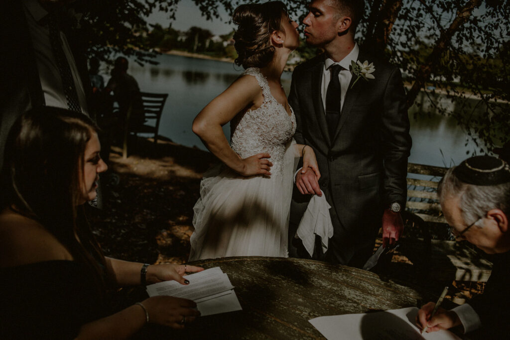 Jewish Wedding Ceremony at  Grounds for Sculpture Wedding