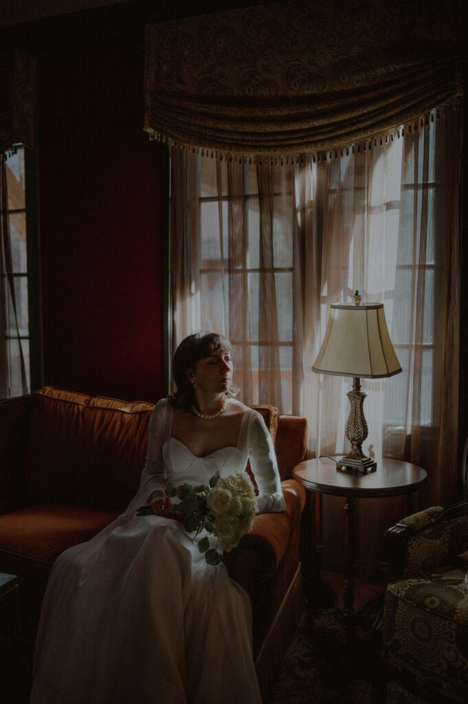 Grounds for sculpture wedding - bride portrait