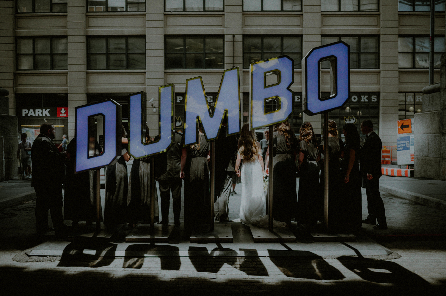 Bridal Party Dumbo Elopement Sign