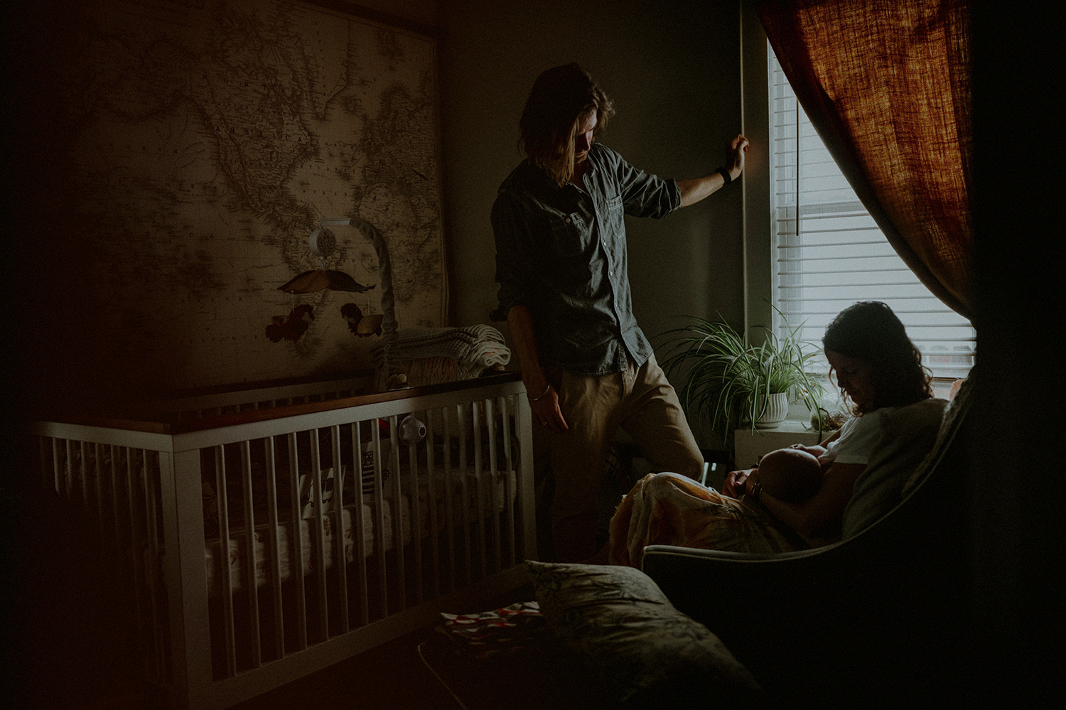 Intimate Family Moment Newborn Documentary Photography